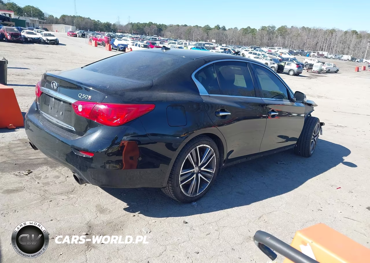 2015 Infiniti Q50 Sport VIN:JN1BV7AR3FM398292 - 4