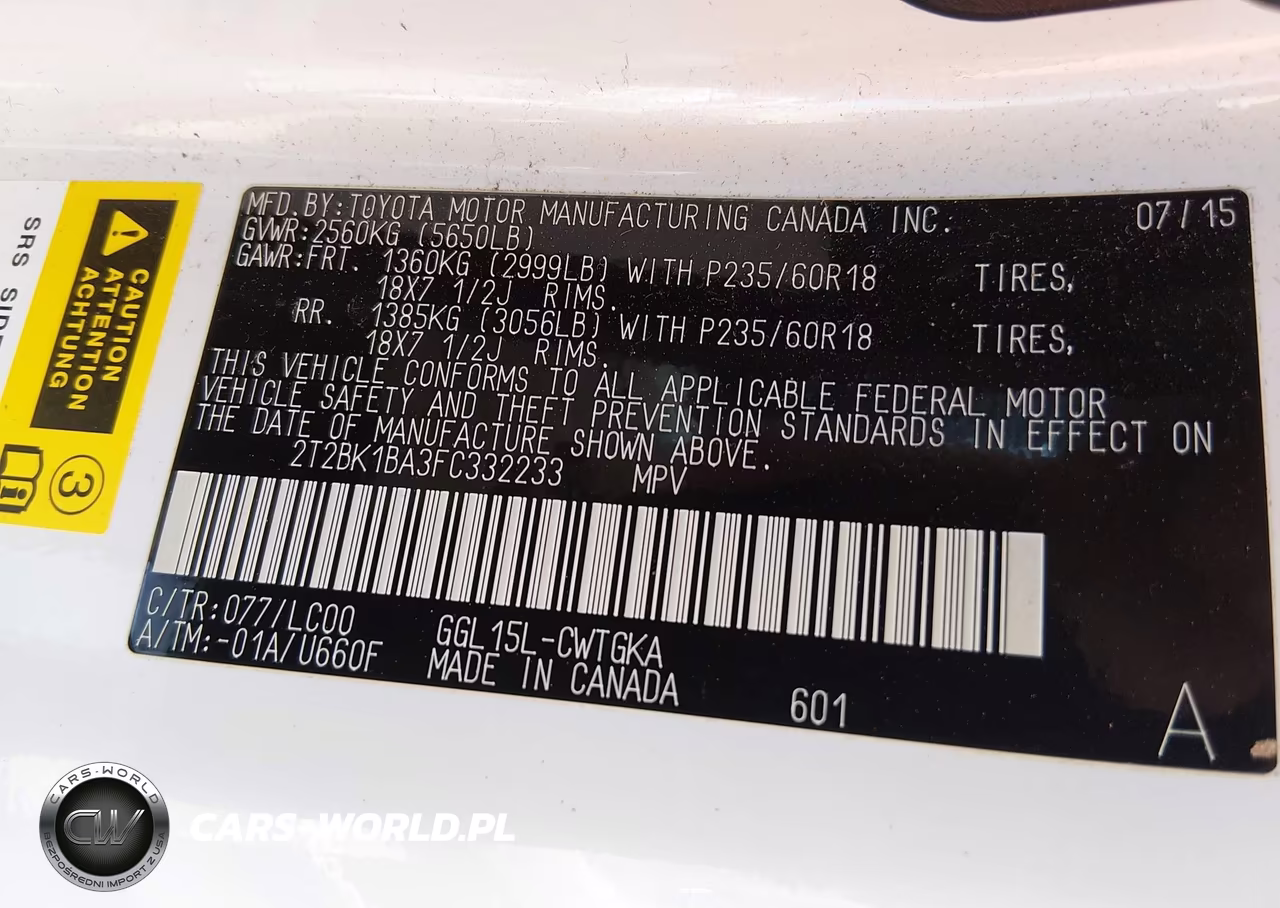 2015 Lexus Rx 350 VIN:2T2BK1BA3FC332233 - 9