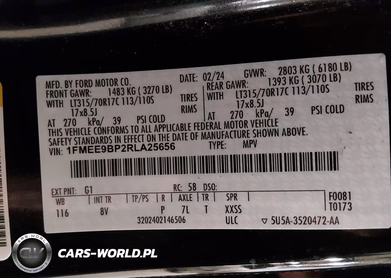 2024 Ford Bronco Badlands VIN:1FMEE9BP2RLA25656 - 9