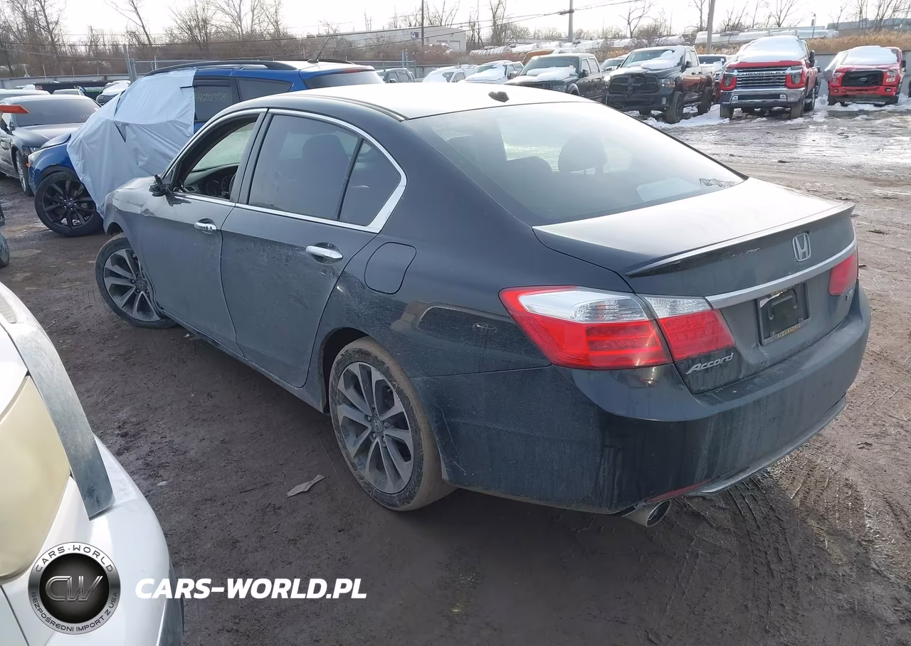 2014 Honda Accord Ex-L V-6 VIN:1HGCR3F84EA019039 - 3