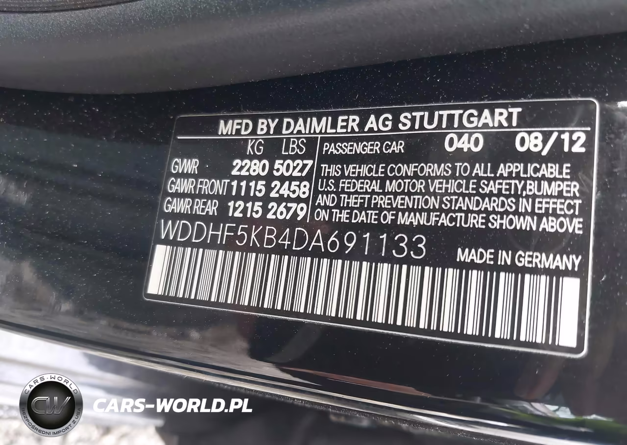 2013 Mercedes-Benz E 350 VIN:WDDHF5KB4DA691133 - 9