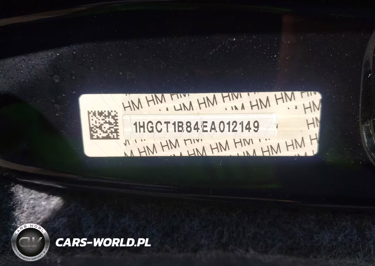2014 Honda Accord Ex-L VIN:1HGCT1B84EA012149 - 9