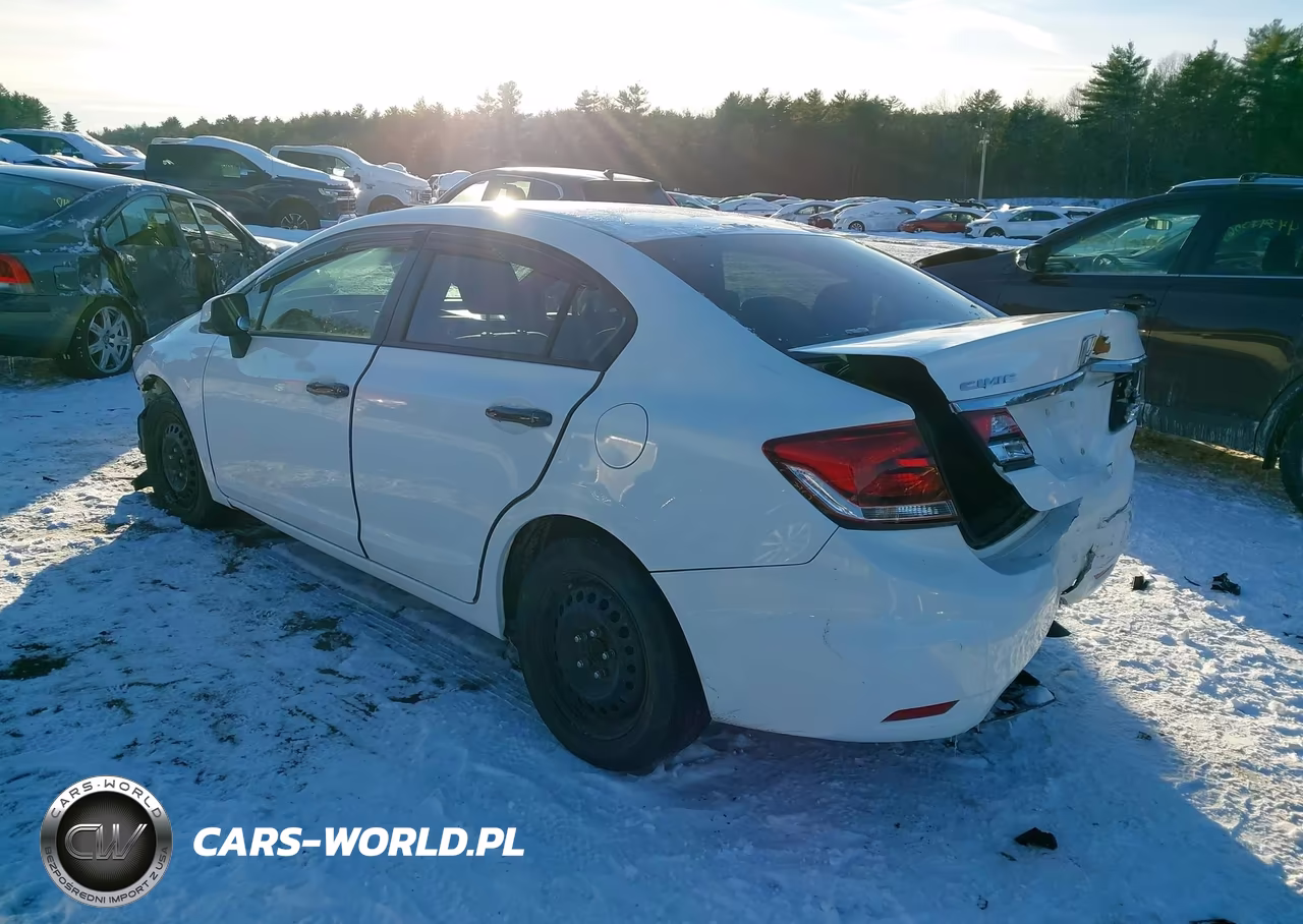 2013 Honda Civic Lx VIN:19XFB2F51DE255059 - 3