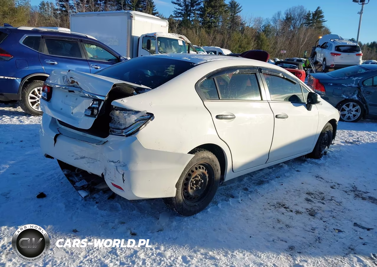 2013 Honda Civic Lx VIN:19XFB2F51DE255059 - 4