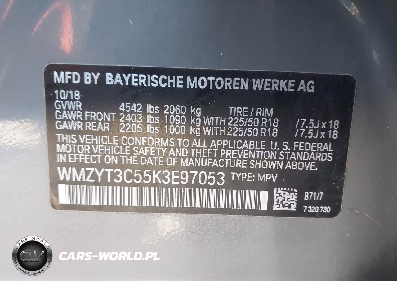 2019 Mini Countryman Cooper S VIN:WMZYT3C55K3E97053 - 9