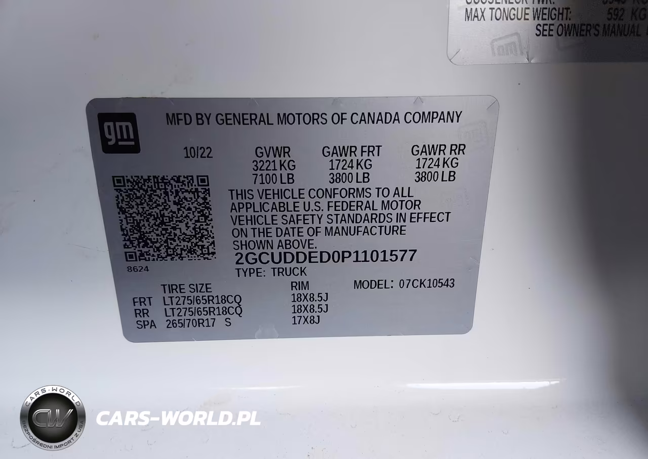 2023 Chevrolet Silverado 1500 4Wd Standard Bed Lt VIN:2GCUDDED0P1101577 - 9