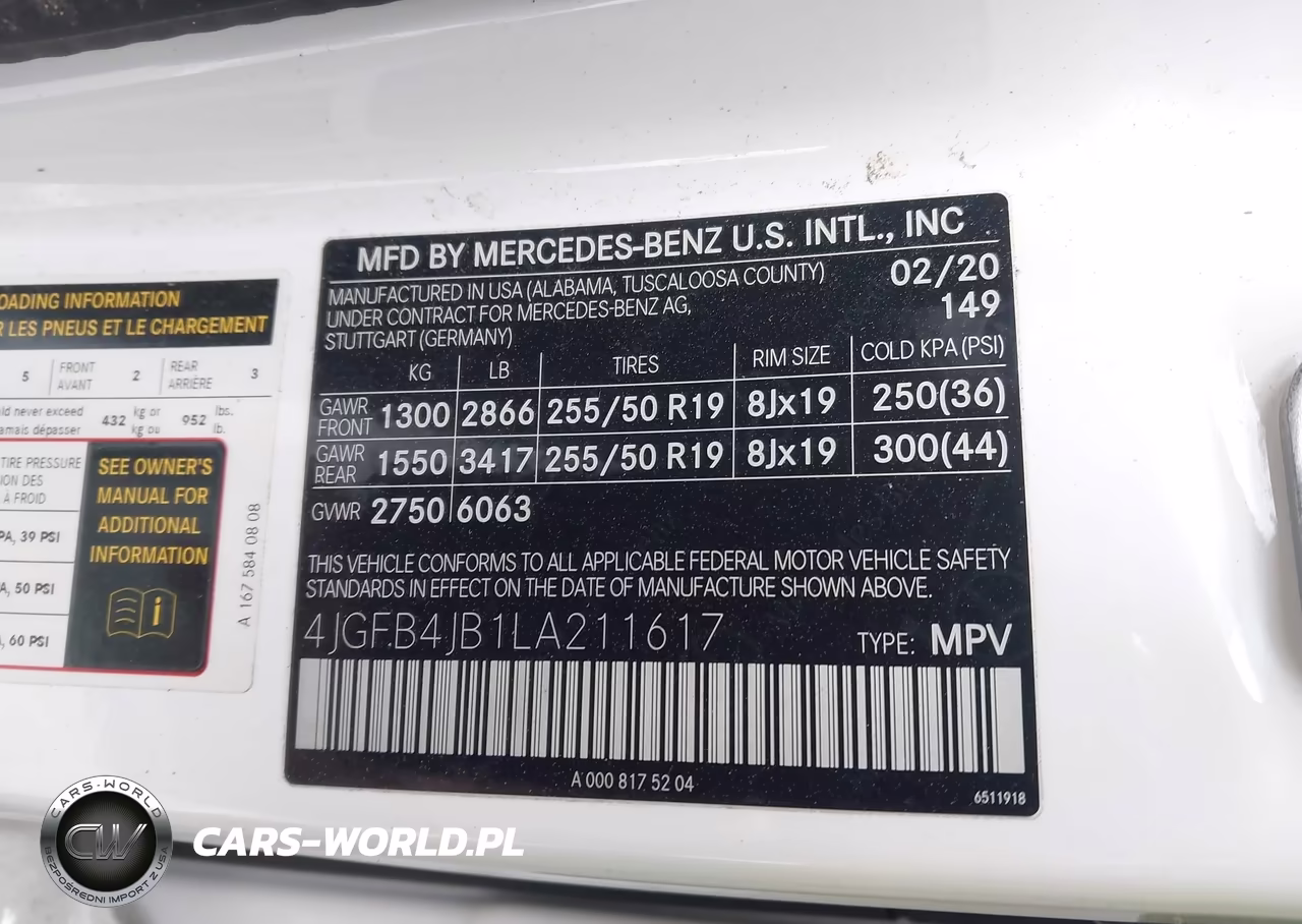 2020 Mercedes-Benz Gle 350 VIN:4JGFB4JB1LA211617 - 9
