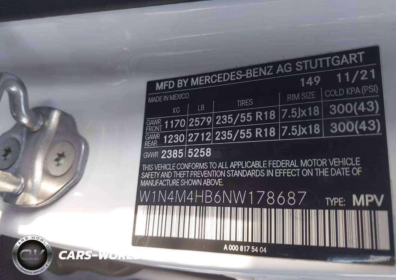 2022 Mercedes-Benz Glb 250 4Matic VIN:W1N4M4HB6NW178687 - 9