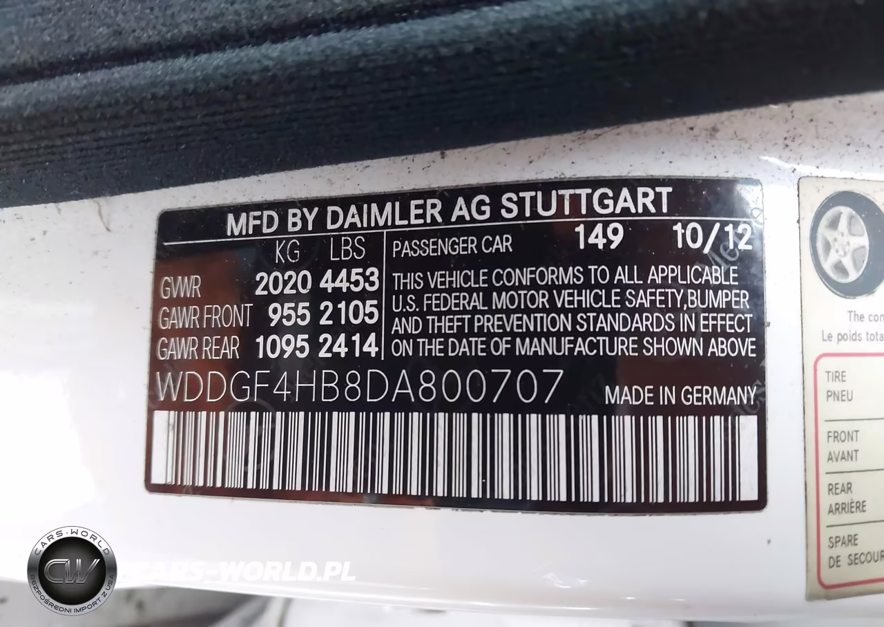 2013 Mercedes-Benz C 250 Sport VIN:WDDGF4HB8DA800707 - 9