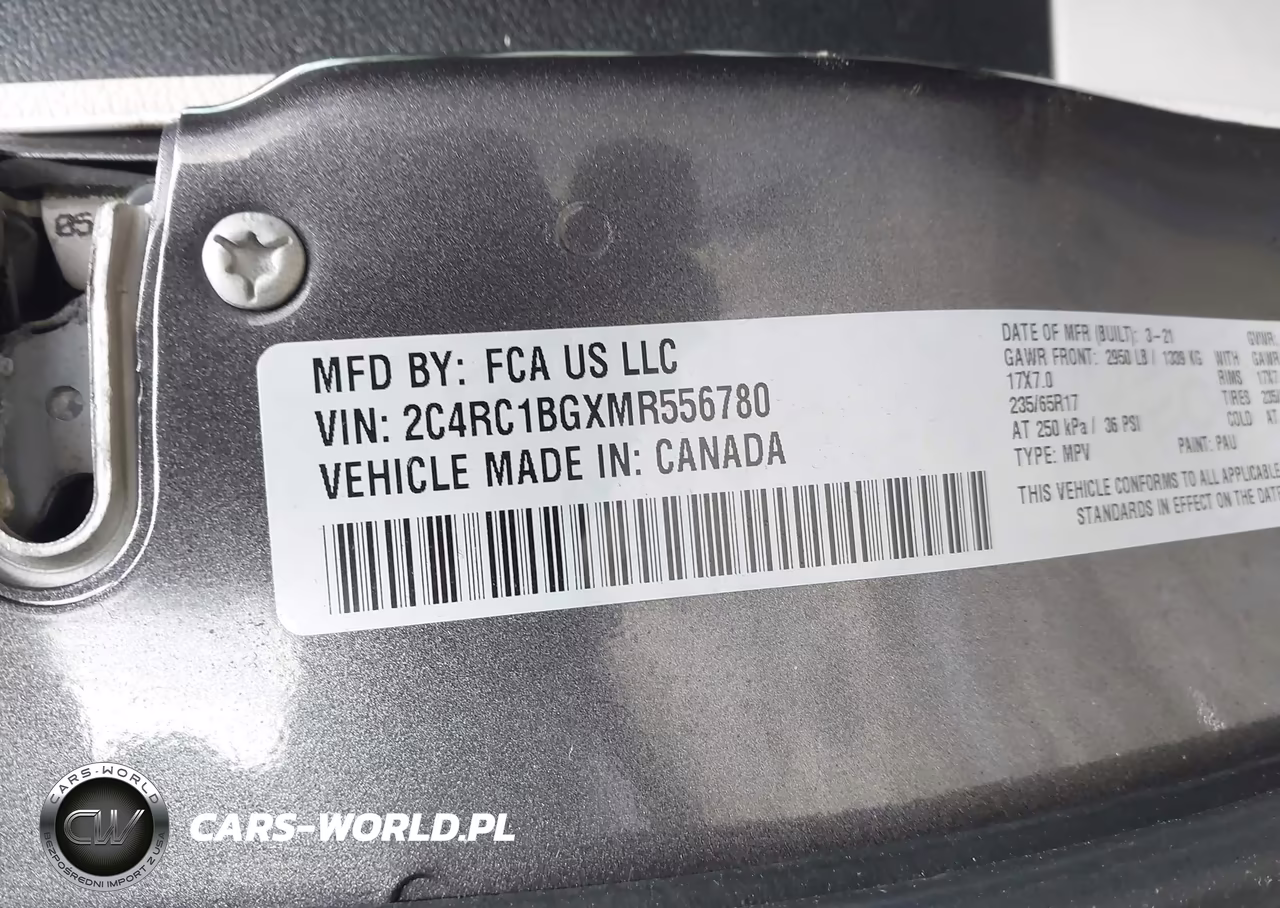 2021 Chrysler Pacifica Touring L VIN:2C4RC1BGXMR556780 - 9