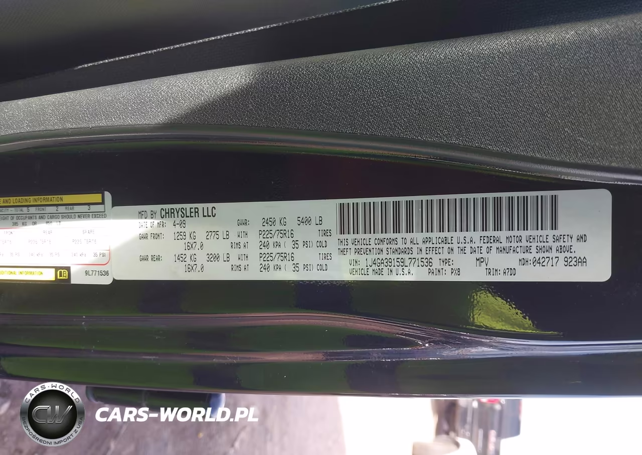 2009 Jeep Wrangler Unlimited X VIN:1J4GA39159L771536 - 9