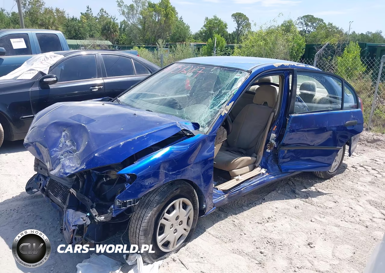 2005 Honda Civic Vp VIN:2HGES16355H561774 - 2