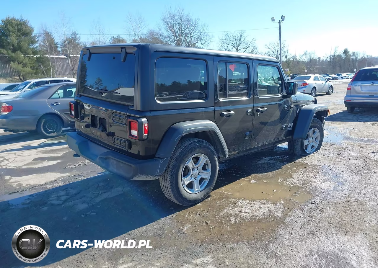 2018 Jeep Wrangler Unlimited Sport S 4X4 VIN:1C4HJXDN7JW203996 - 4