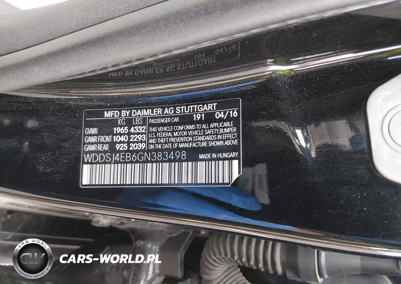 2016 Mercedes-Benz Cla 250 VIN:WDDSJ4EB6GN383498 - 9