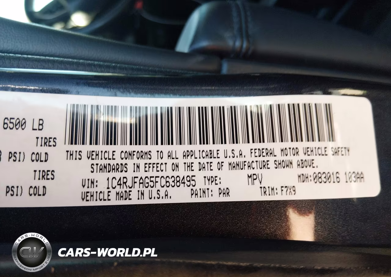 2015 Jeep Grand Cherokee Laredo VIN:1C4RJFAG5FC638495 - 9