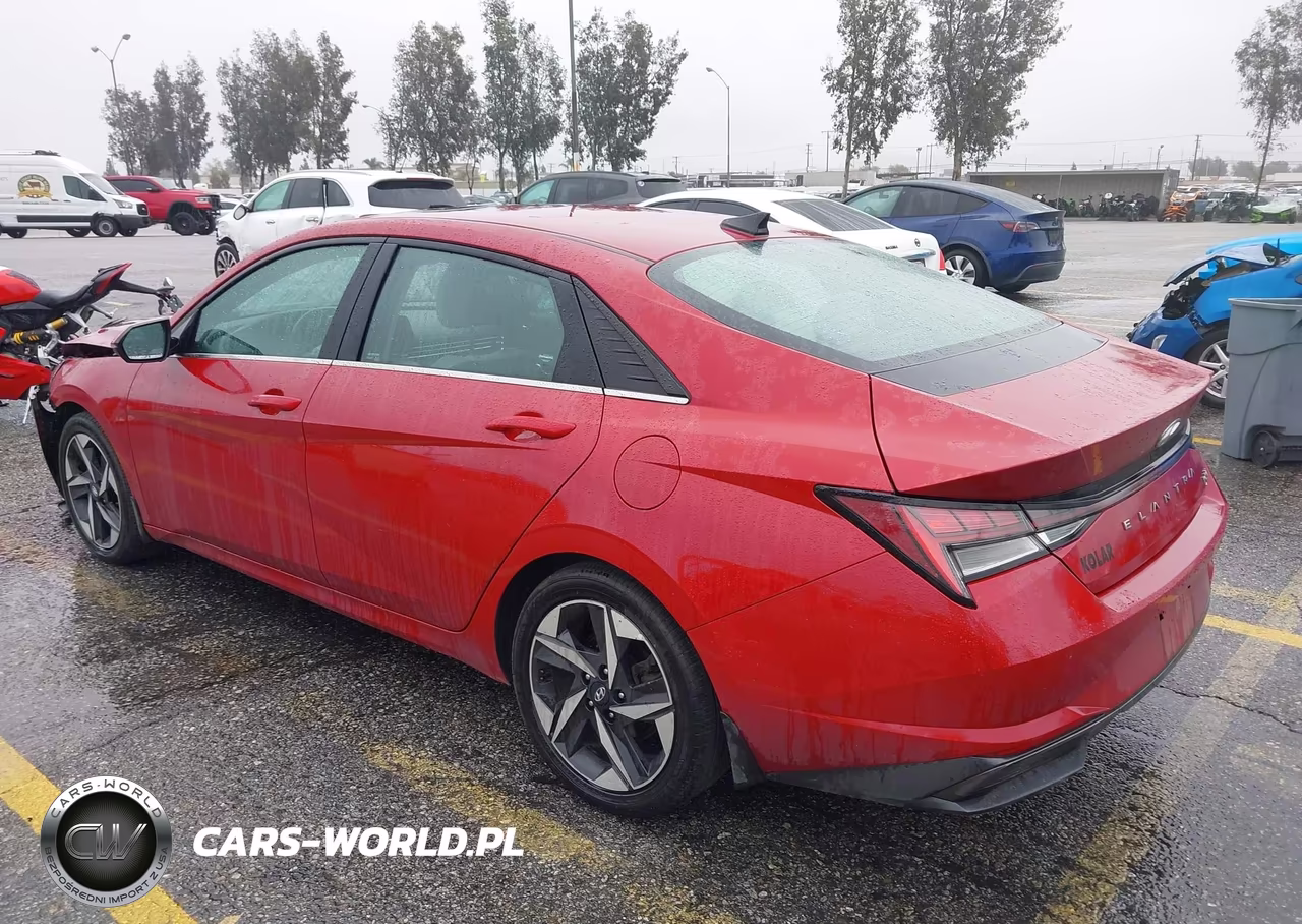 2022 Hyundai Elantra Hybrid Limited VIN:KMHLN4AJ6NU020455 - 3