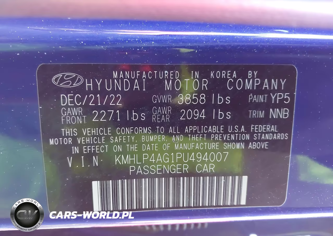 2023 Hyundai Elantra Limited VIN:KMHLP4AG1PU494007 - 9