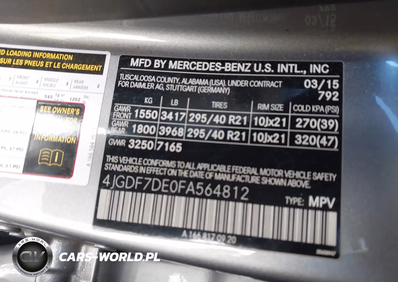 2015 Mercedes-Benz Gl 550 4Matic VIN:4JGDF7DE0FA564812 - 9
