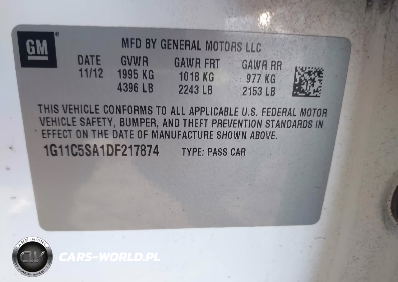 2013 Chevrolet Malibu 1Lt VIN:1G11C5SA1DF217874 - 9