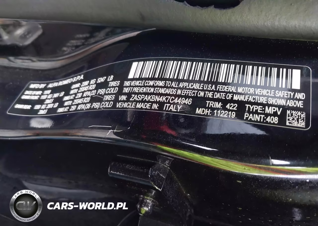 2019 Alfa Romeo Stelvio Ti Sport Awd VIN:ZASPAKBN4K7C44946 - 9