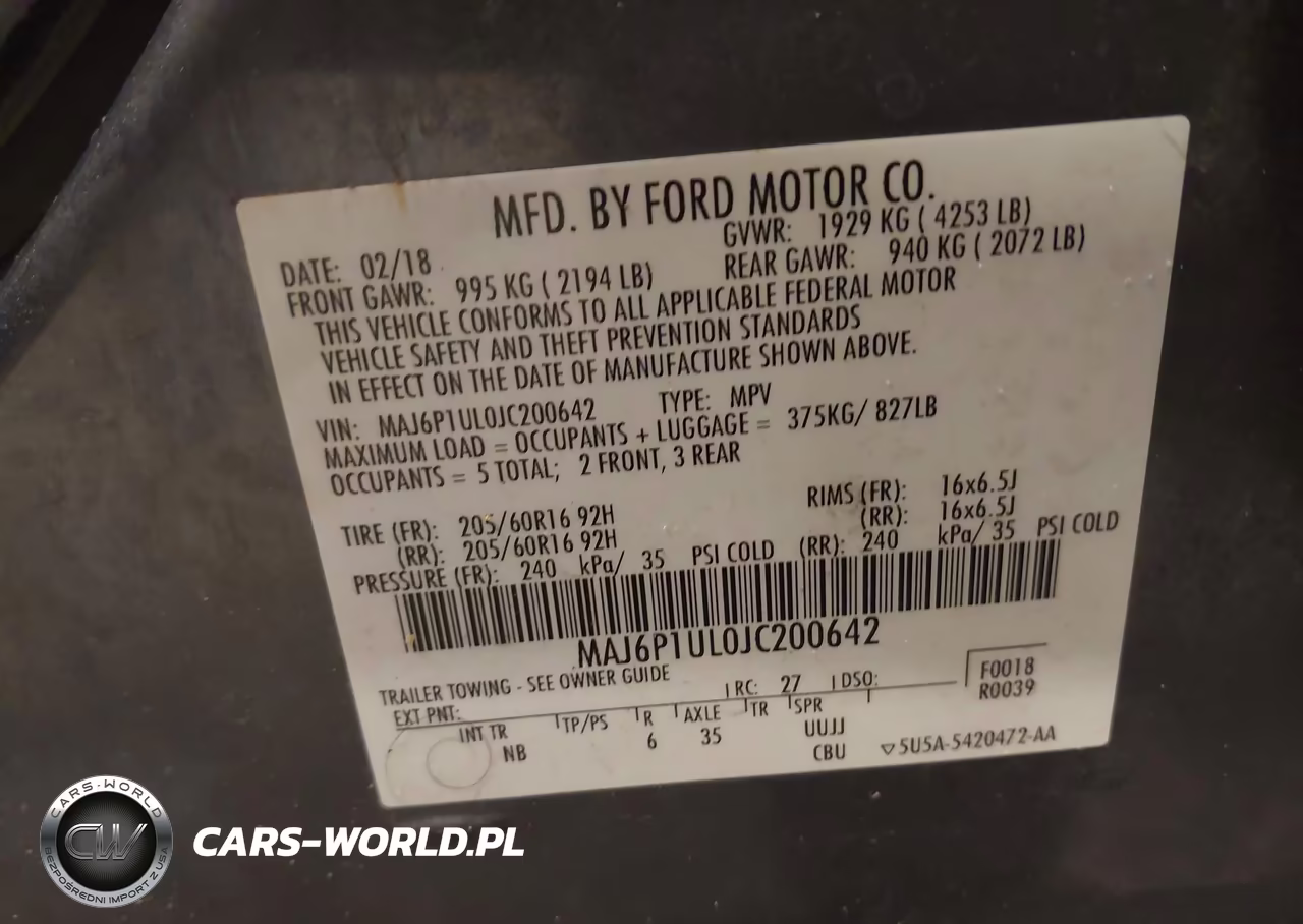 2018 Ford Ecosport Se VIN:MAJ6P1UL0JC200642 - 9
