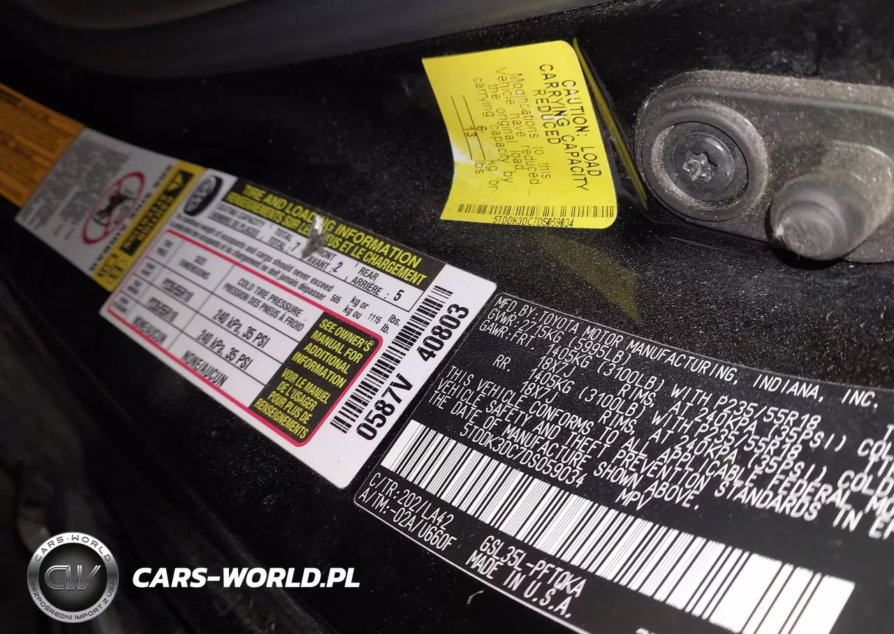 2013 Toyota Sienna Limited 7 Passenger VIN:5TDDK3DC7DS059034 - 9