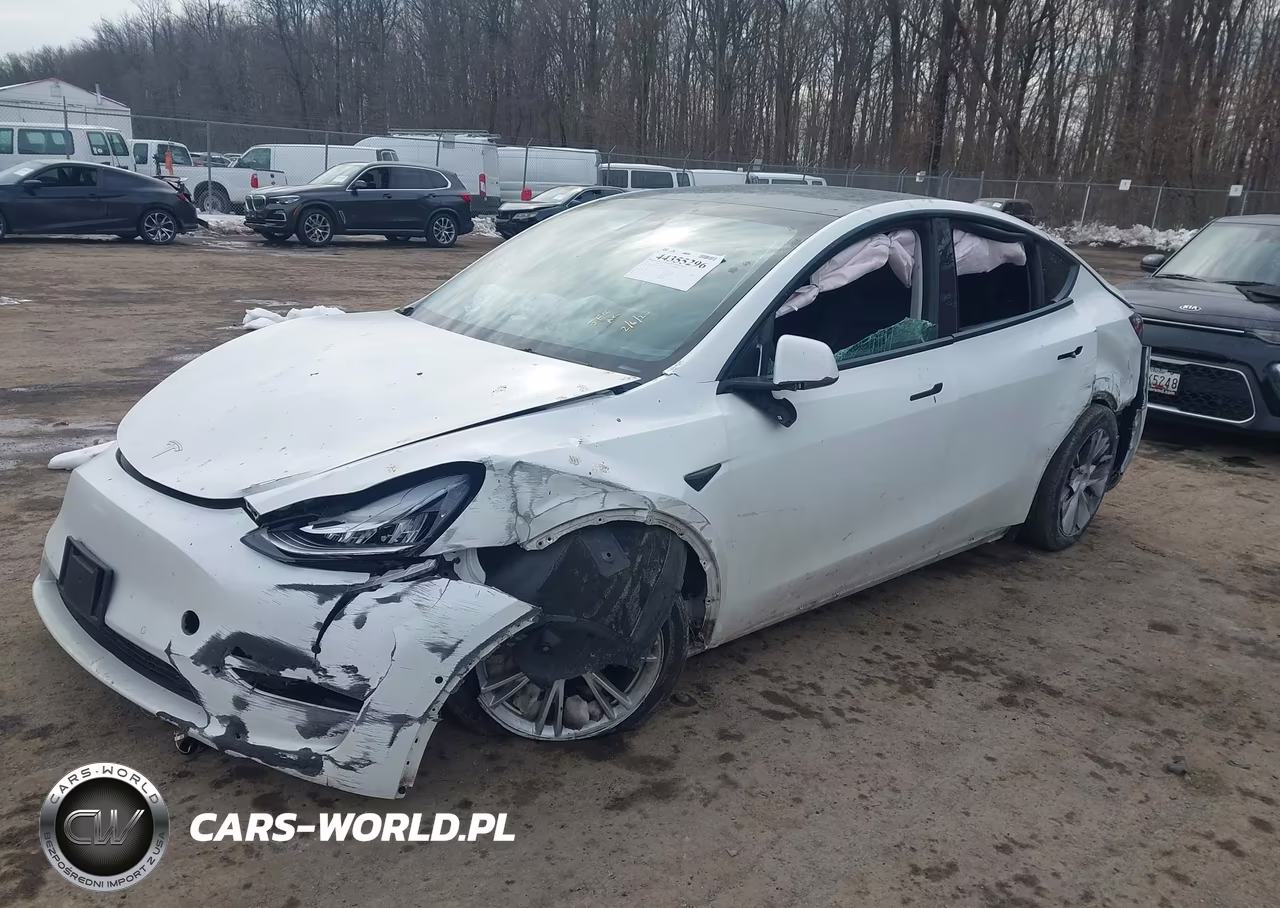 2021 Tesla Model Y Long Range Dual Motor All-Wheel Drive VIN:5YJYGDEE0MF296073 - 2