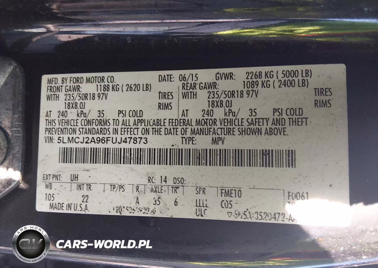 2015 Lincoln Mkc VIN:5LMCJ2A96FUJ47873 - 9