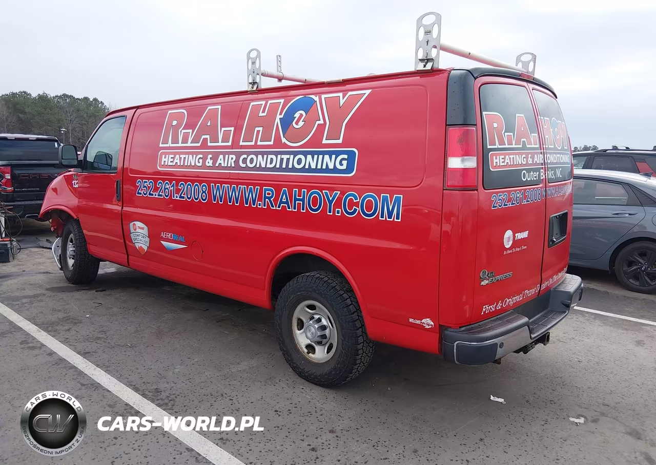 2018 Chevrolet Express 3500 Work Van VIN:1GCZGHFG2J1199828 - 3