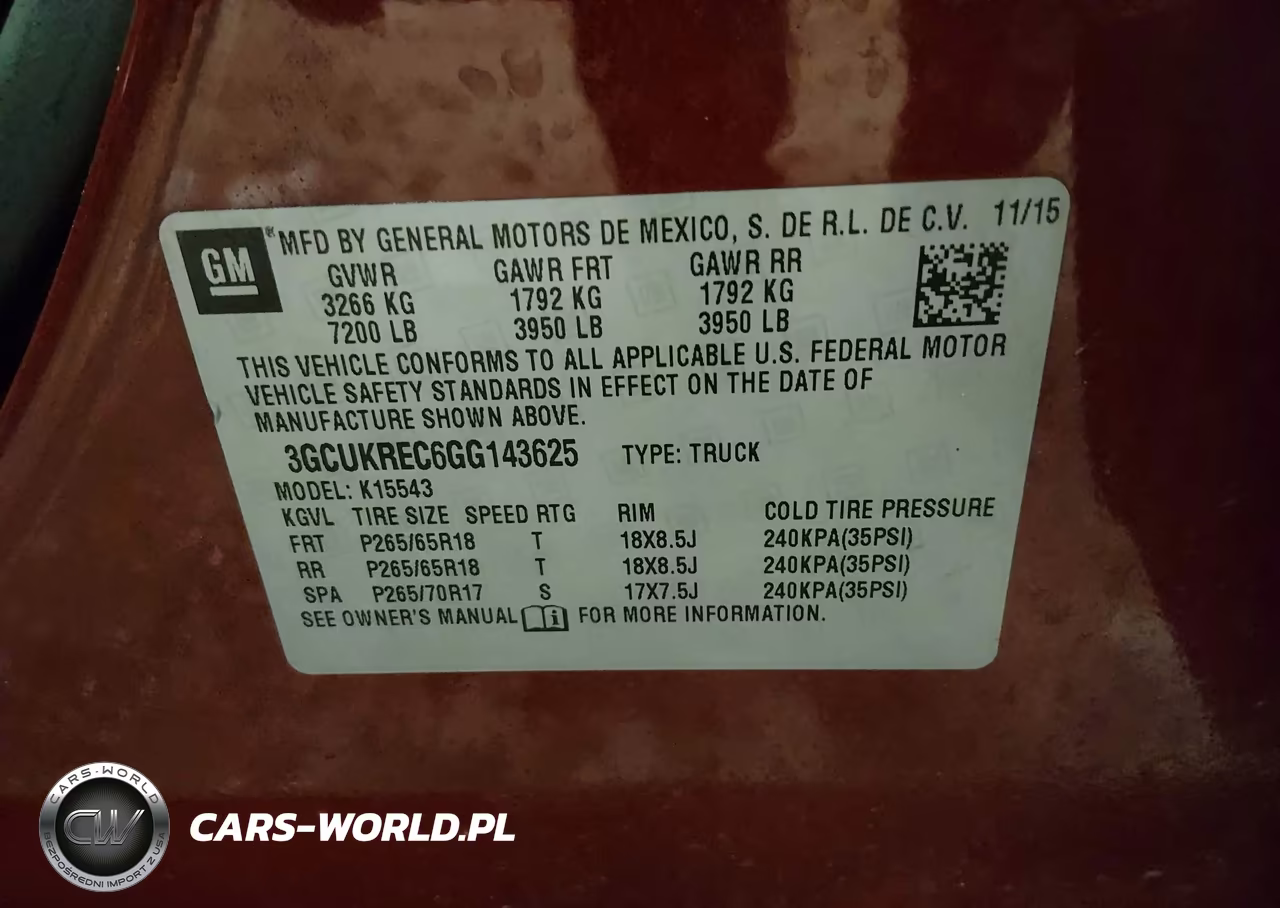 2016 Chevrolet Silverado 1500 1Lt VIN:3GCUKREC6GG143625 - 9
