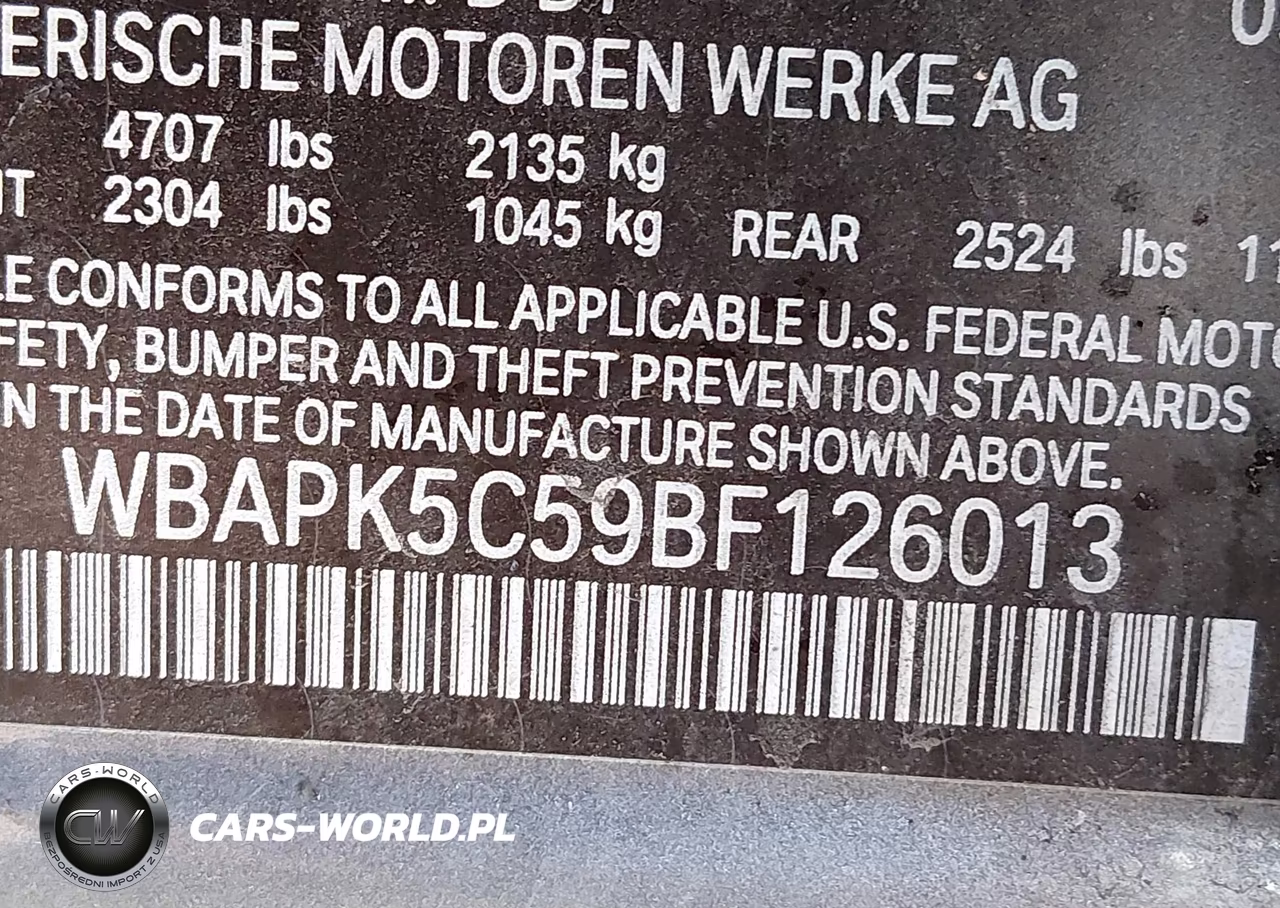2011 BMW 328I xDrive VIN:WBAPK5C59BF126013 - 9