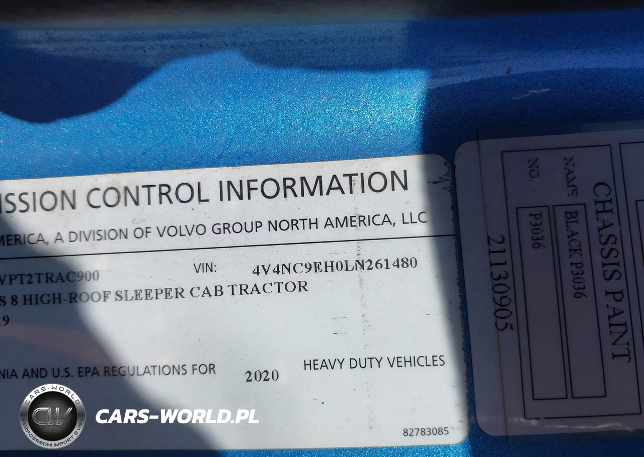 2020 Volvo Vnl VIN:4V4NC9EH0LN261480 - 8