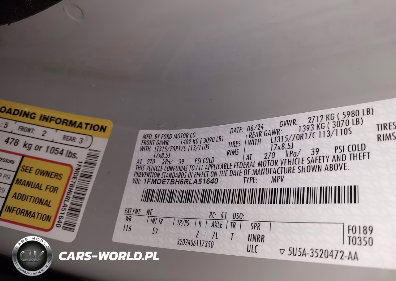 2024 Ford Bronco Big Bend VIN:1FMDE7BH6RLA51640 - 9