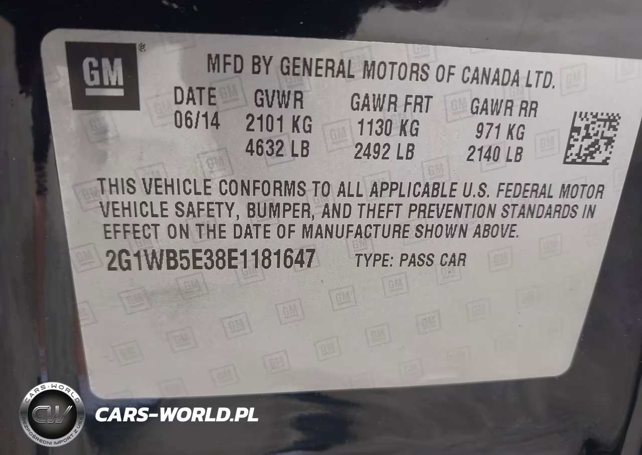 2014 Chevrolet Impala Limited Lt VIN:2G1WB5E38E1181647 - 9