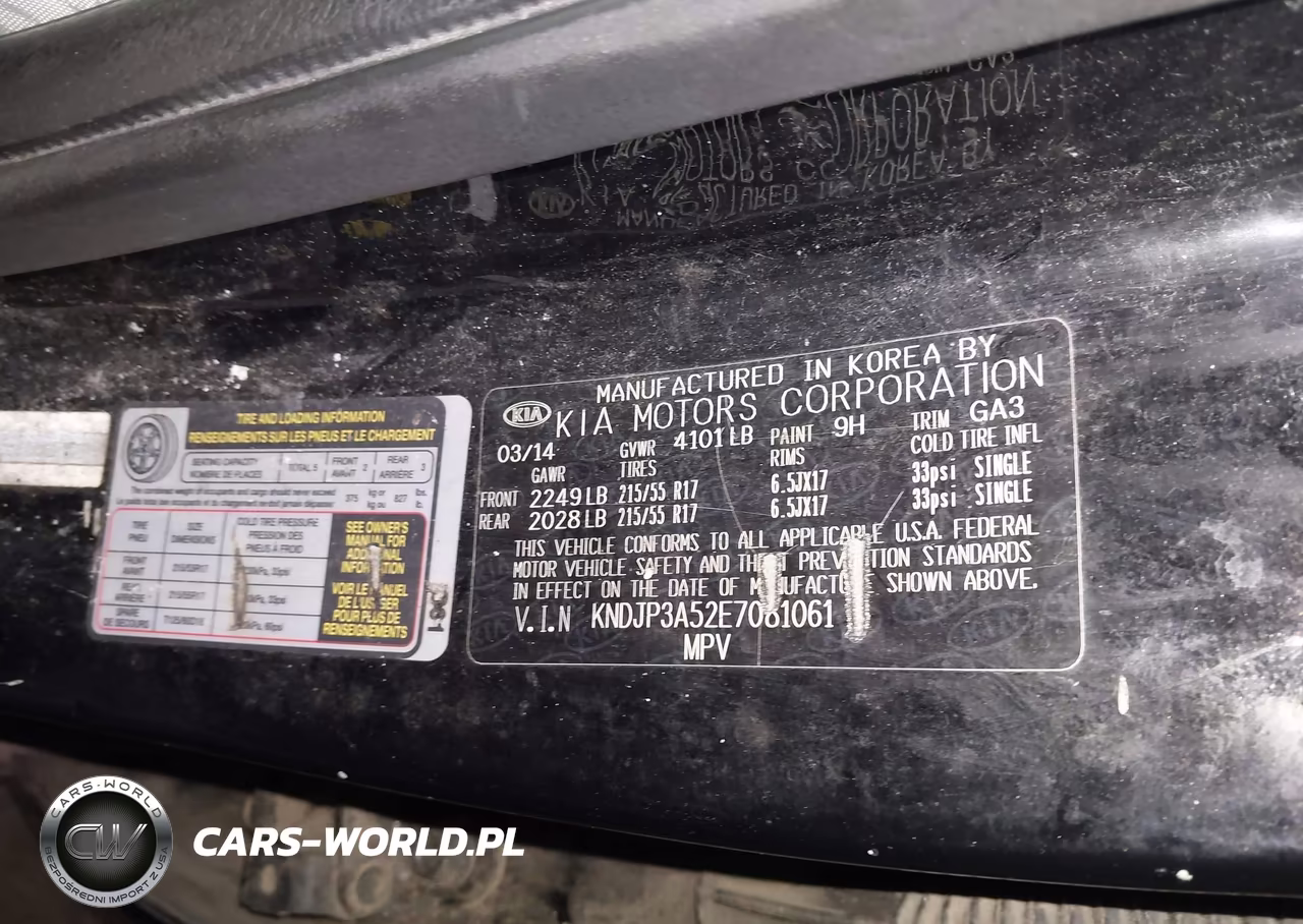 2014 Kia Soul + VIN:KNDJP3A52E7081061 - 9