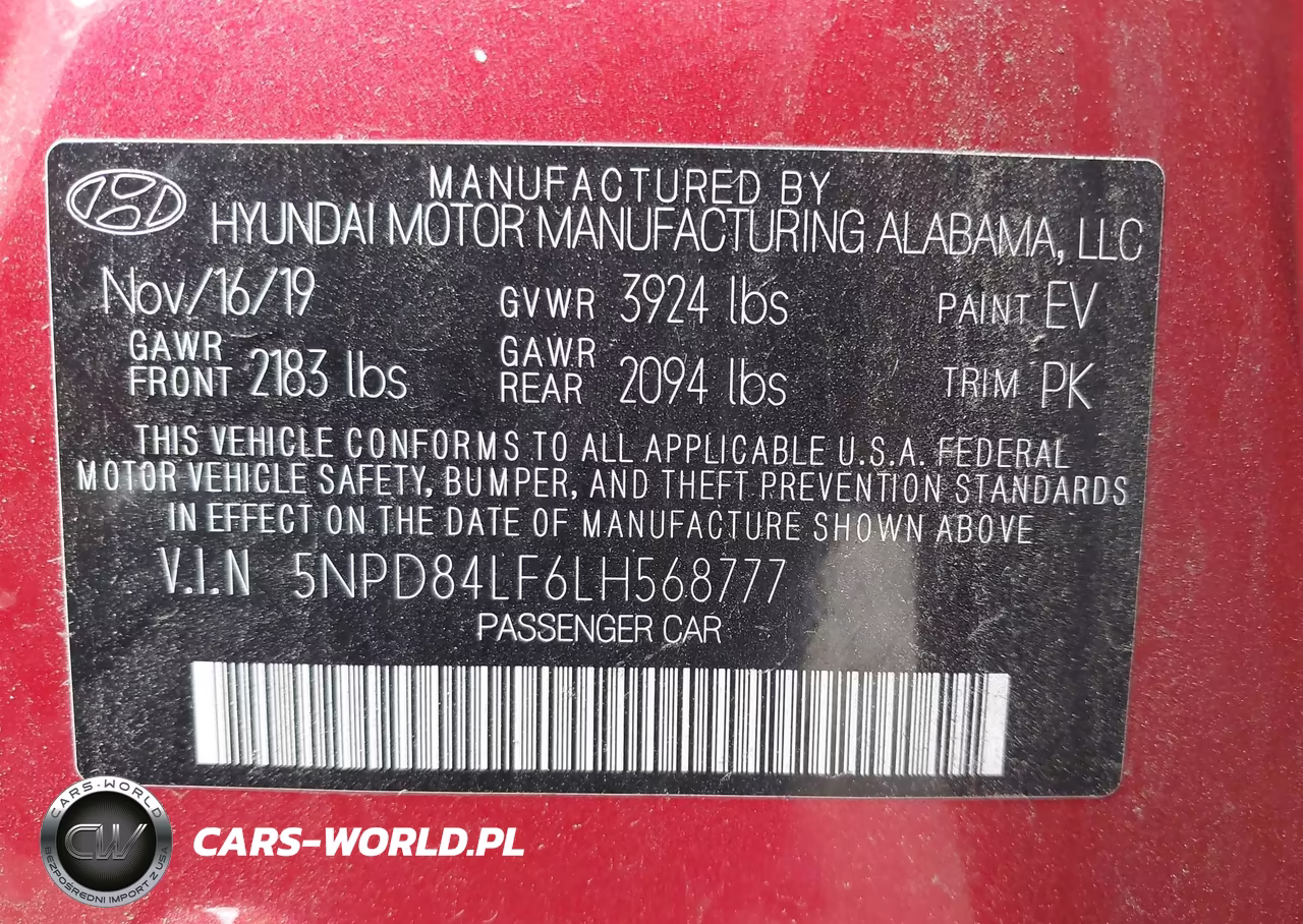 2020 Hyundai Elantra Sel VIN:5NPD84LF6LH568777 - 9