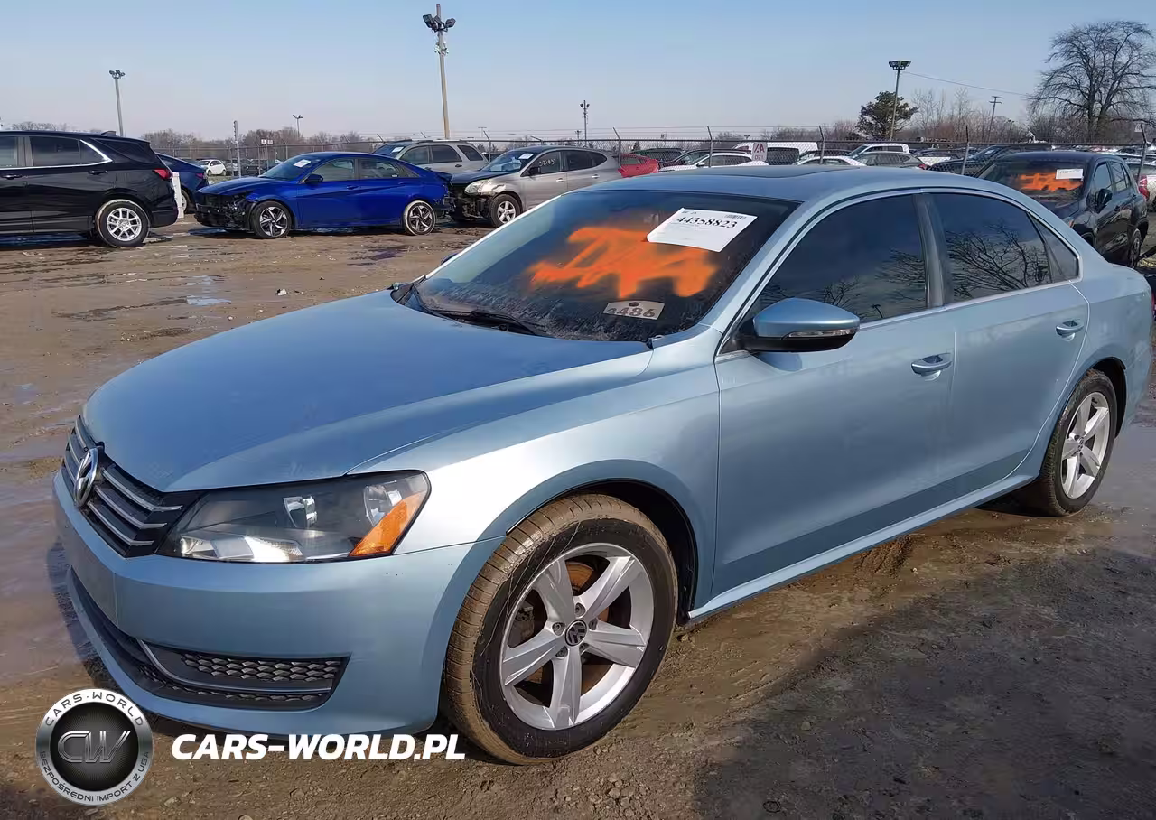 2012 Volkswagen Passat 2.5L Se VIN:1VWBH7A37CC089519 - 2