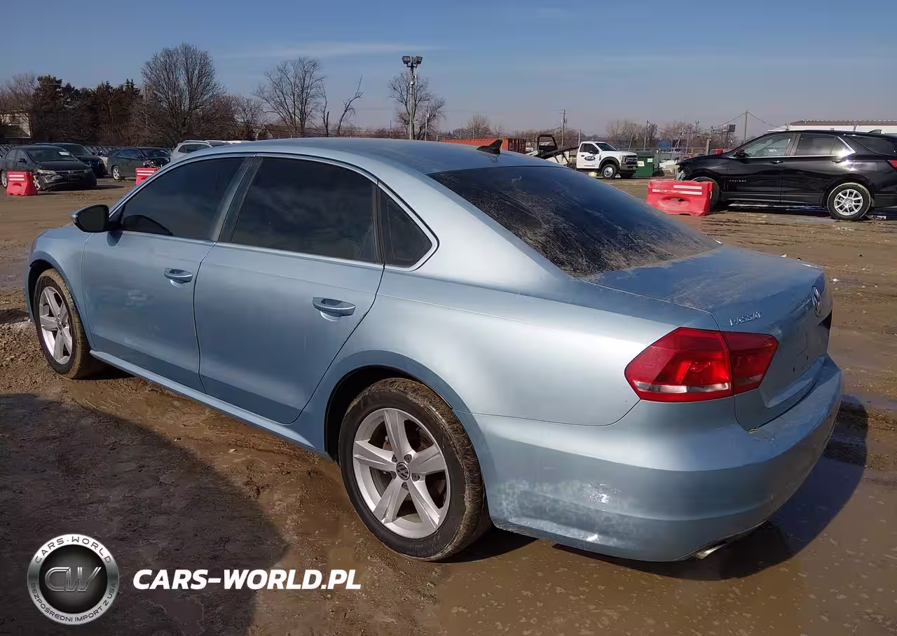2012 Volkswagen Passat 2.5L Se VIN:1VWBH7A37CC089519 - 3