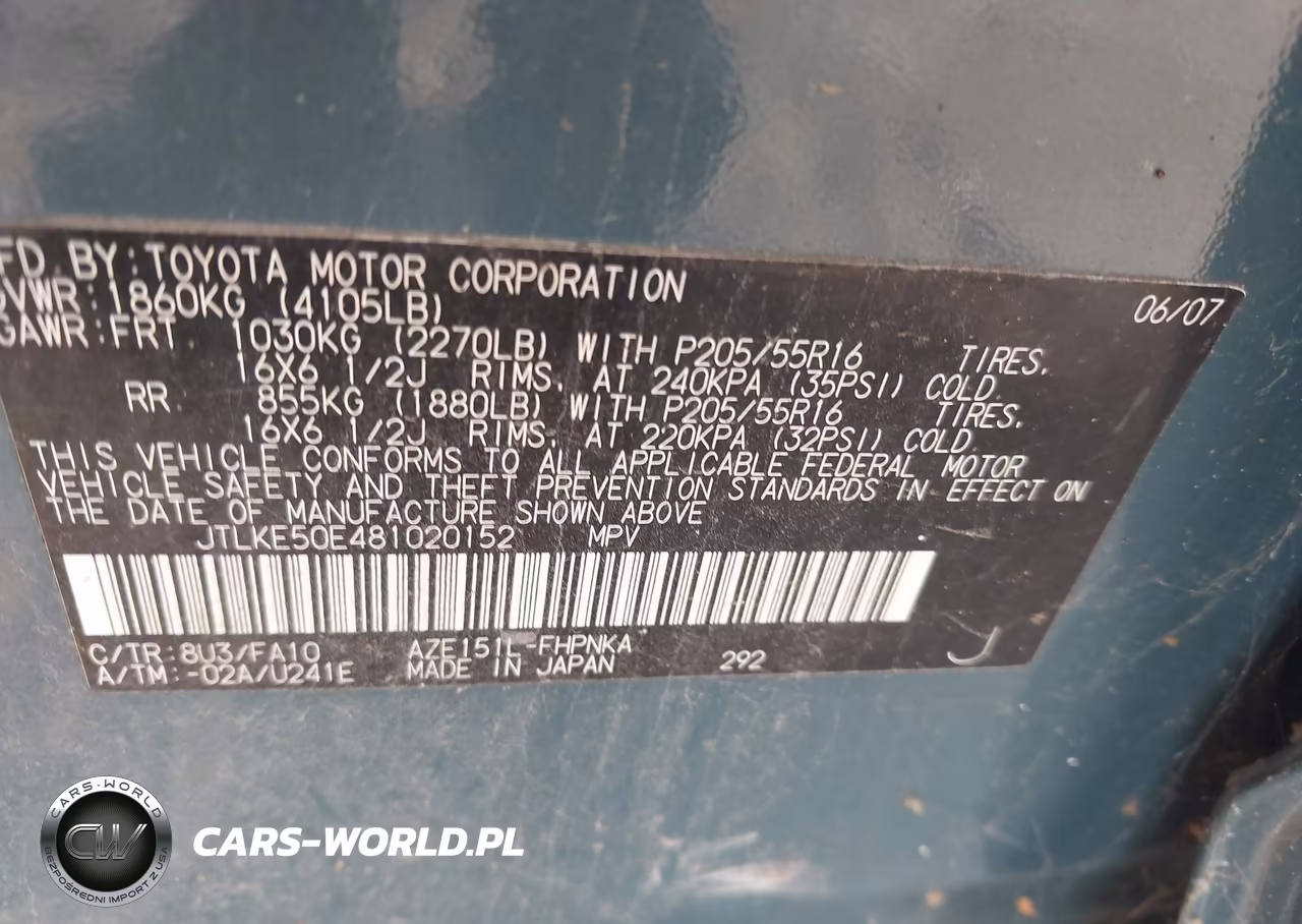 2008 Scion Xb VIN:JTLKE50E481020152 - 9