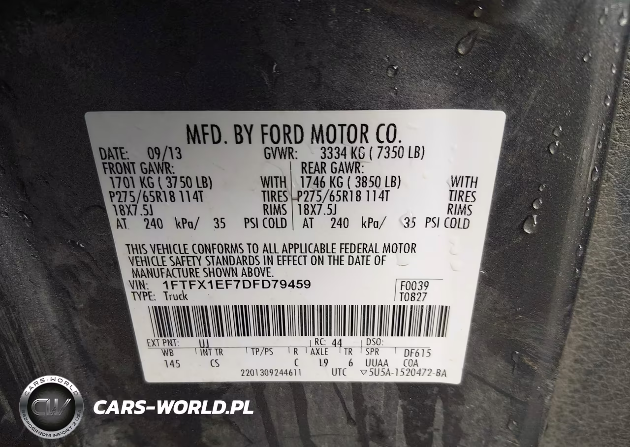2013 Ford F-150 Stx VIN:1FTFX1EF7DFD79459 - 9