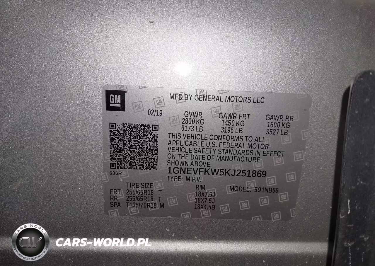 2019 Chevrolet Traverse Ls VIN:1GNEVFKW5KJ251869 - 9