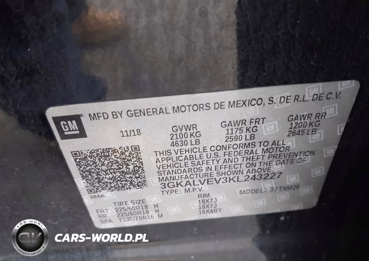 2019 GMC Terrain Slt VIN:3GKALVEV3KL243227 - 9