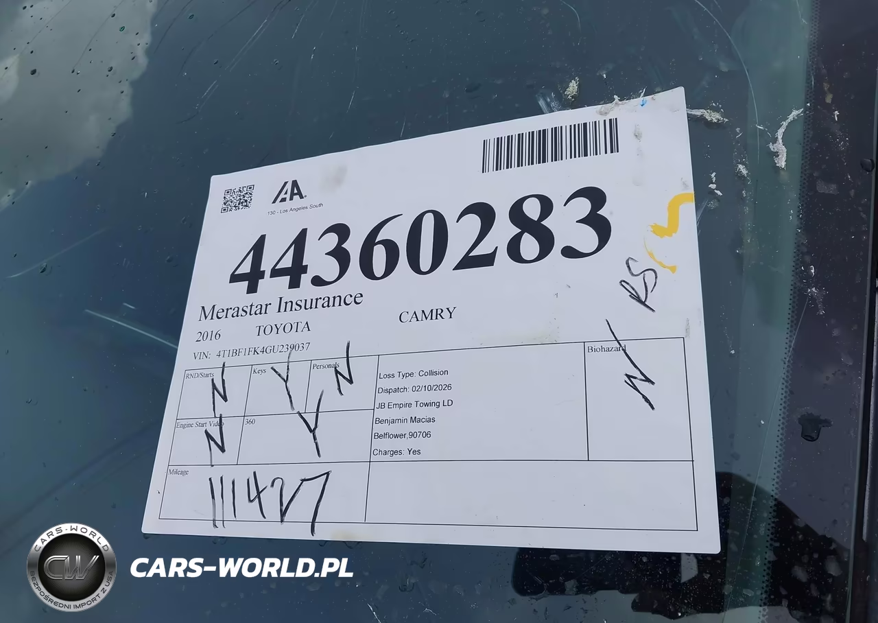 2016 Toyota Camry Se VIN:4T1BF1FK4GU239037 - 17