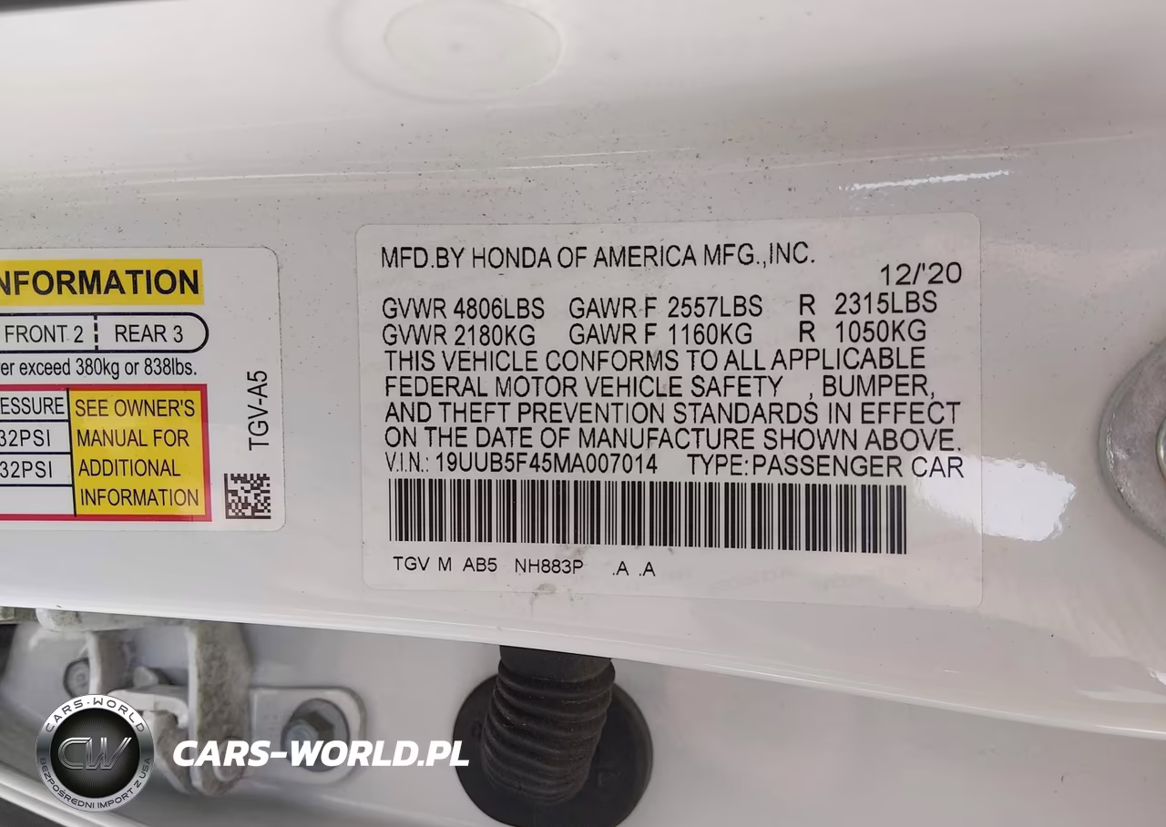 2021 Acura Tlx Technology Package VIN:19UUB5F45MA007014 - 9