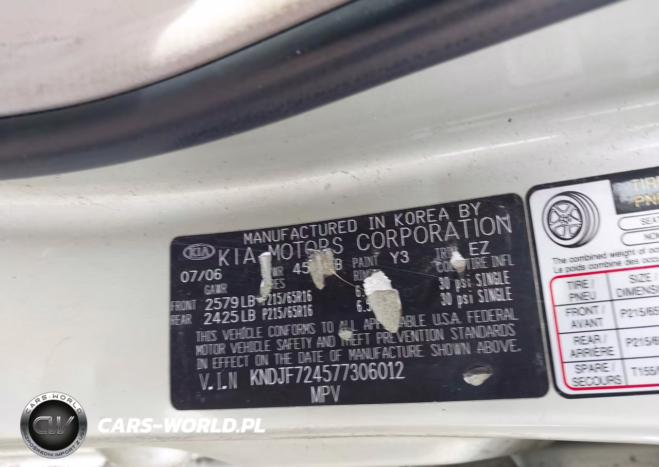 2007 Kia Sportage Lx VIN:KNDJF724577306012 - 9