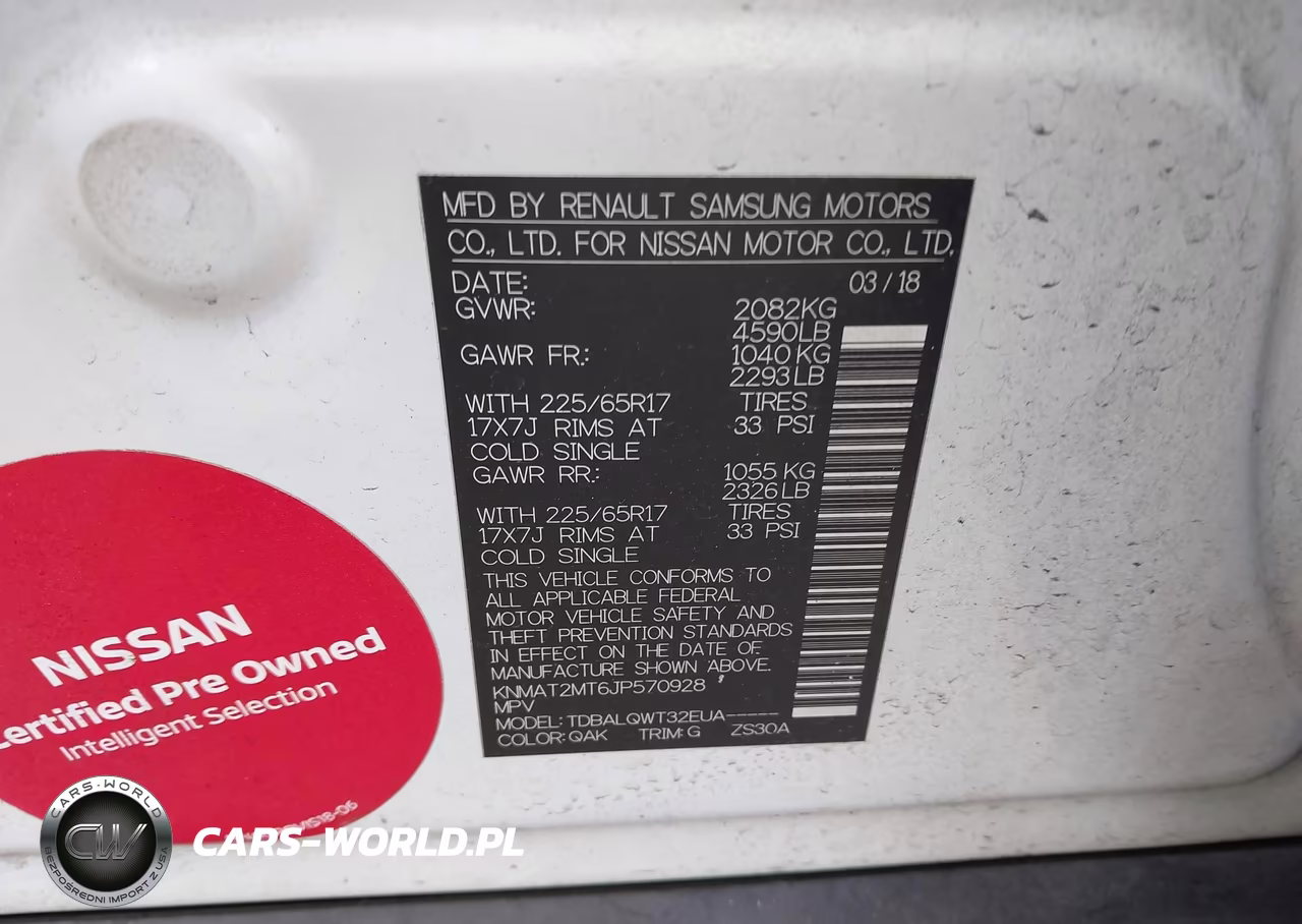 2018 Nissan Rogue Sv VIN:KNMAT2MT6JP570928 - 9