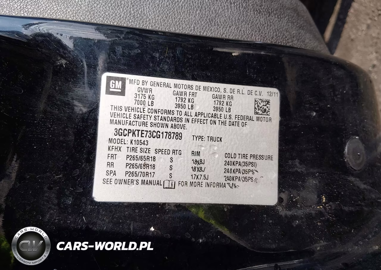 2012 Chevrolet Silverado 1500 Ltz VIN:3GCPKTE73CG178789 - 9