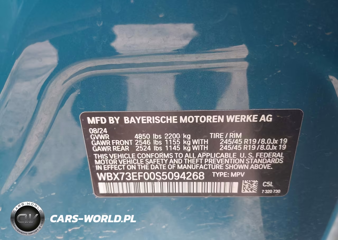2025 BMW X1 xDrive28I VIN:WBX73EF00S5094268 - 9