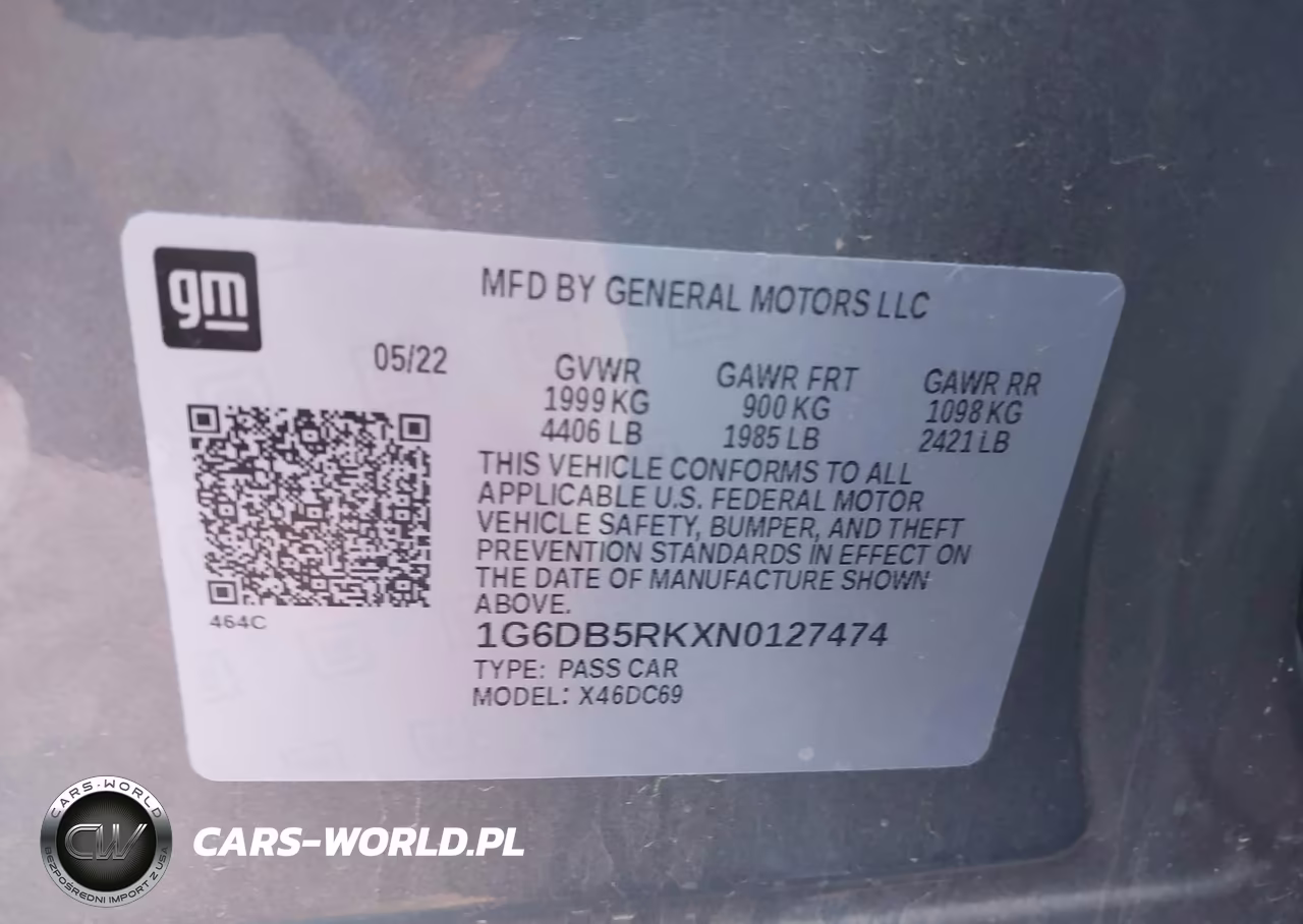 2022 Cadillac Ct4 Premium Luxury VIN:1G6DB5RKXN0127474 - 9