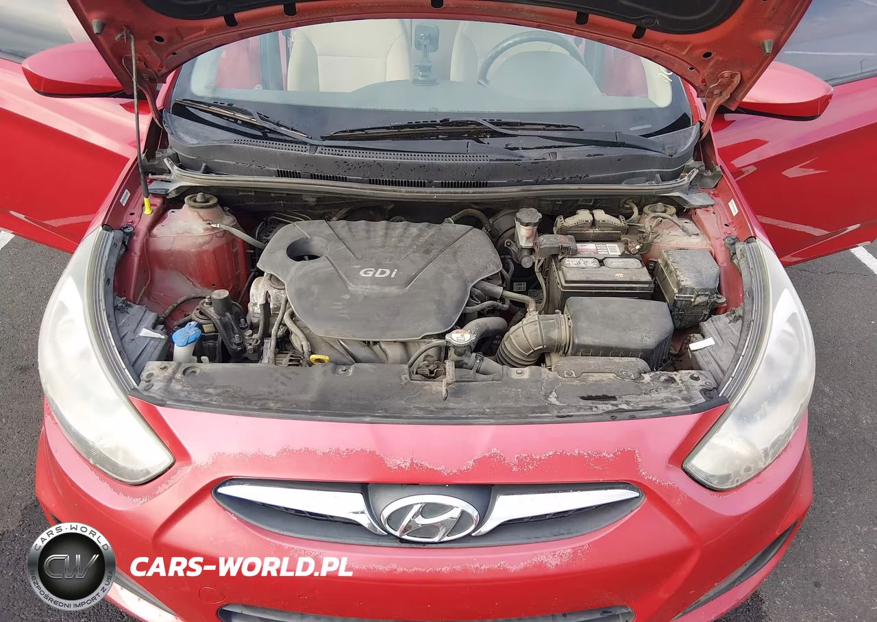 2012 Hyundai Accent Gls VIN:KMHCT4AE1CU182905 - 10